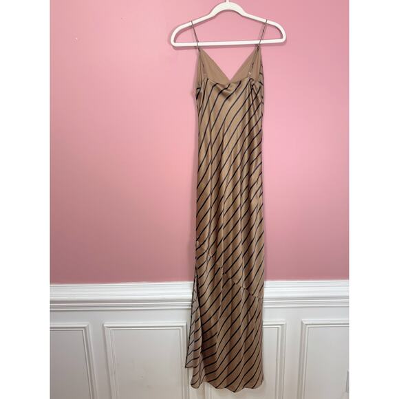 Cami NYC Raven Stripe Silk Slip Gown Size XS - Picture 7 of 8